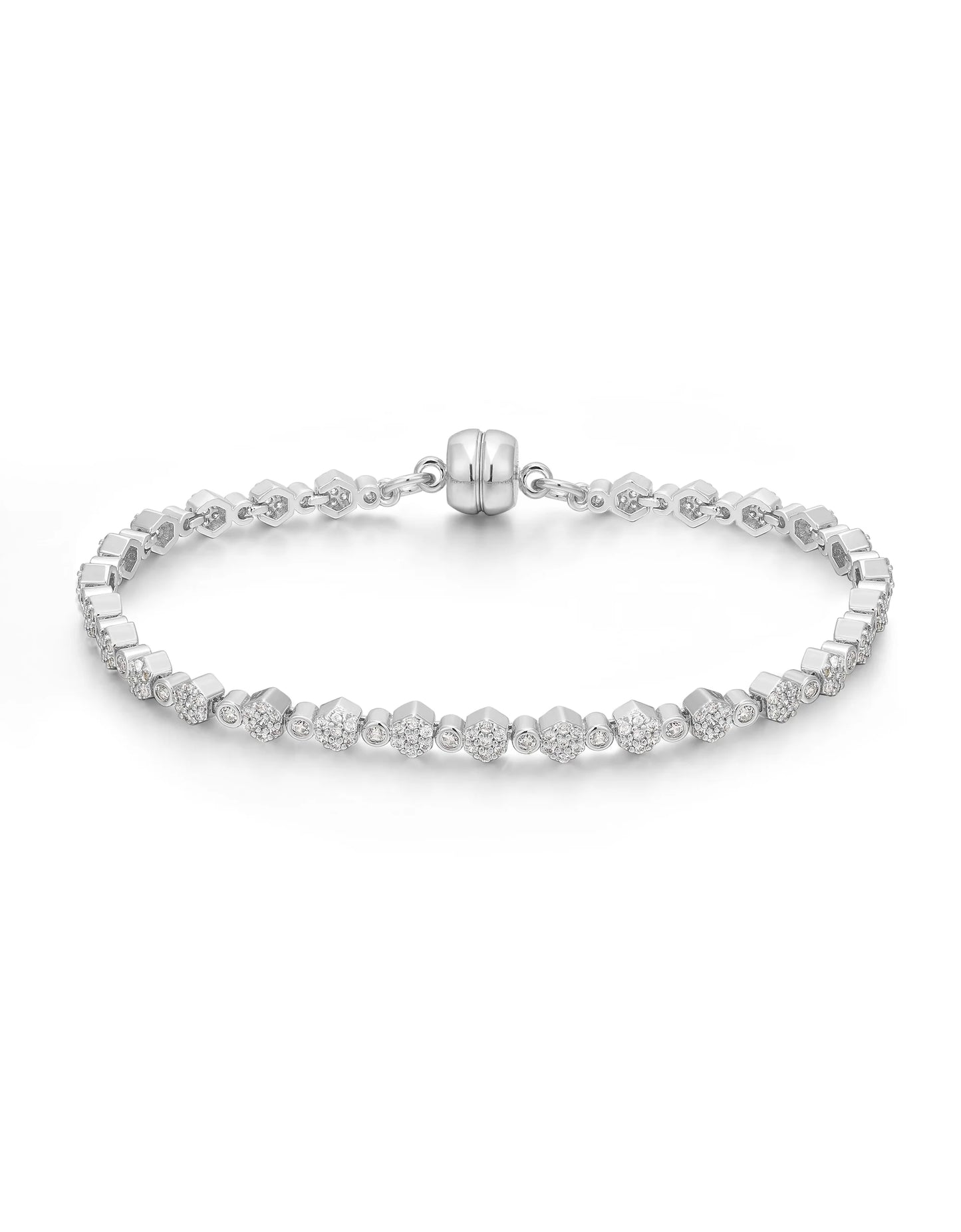 Hex Pave Bracelet