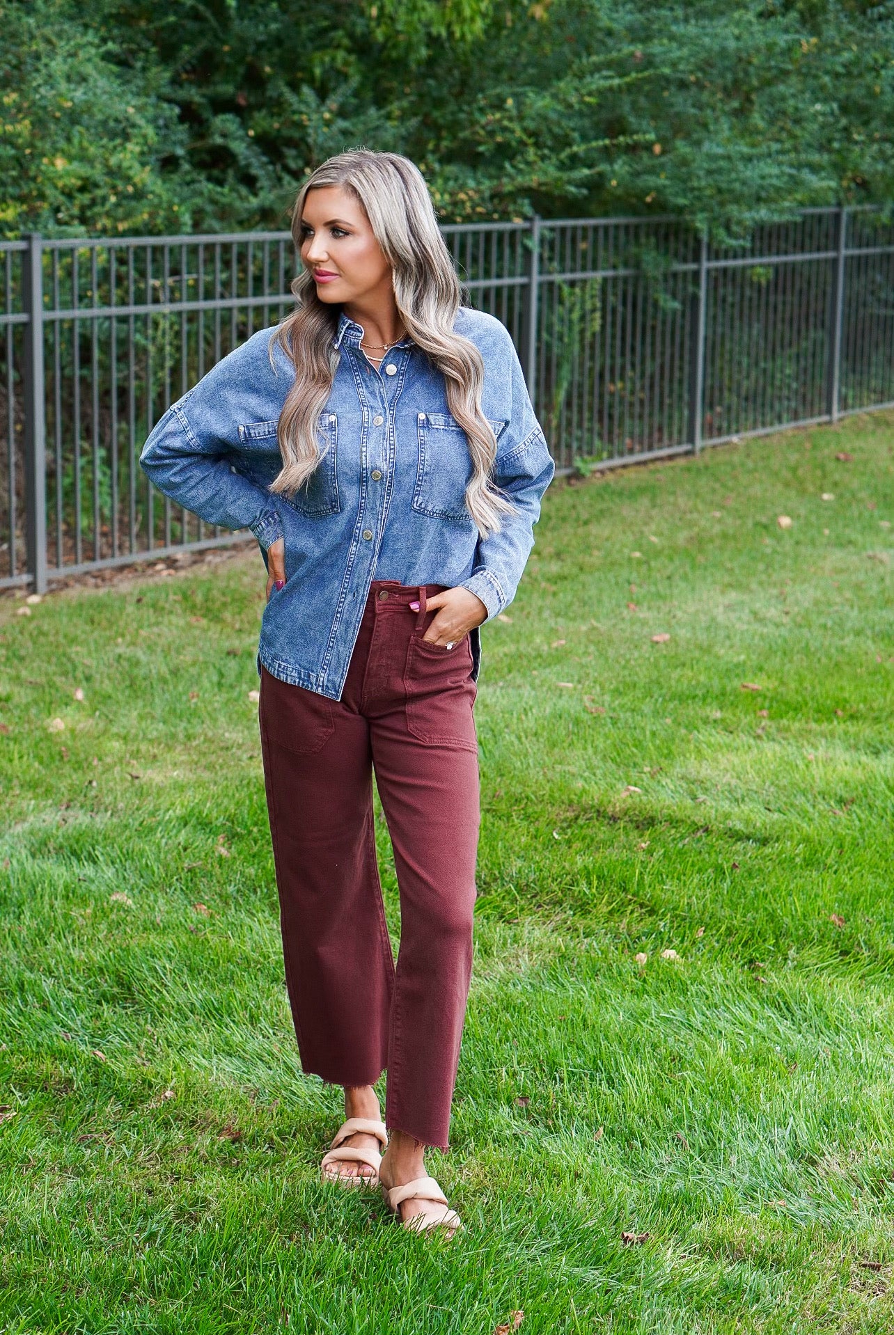 Dance The Night Denim Shirt