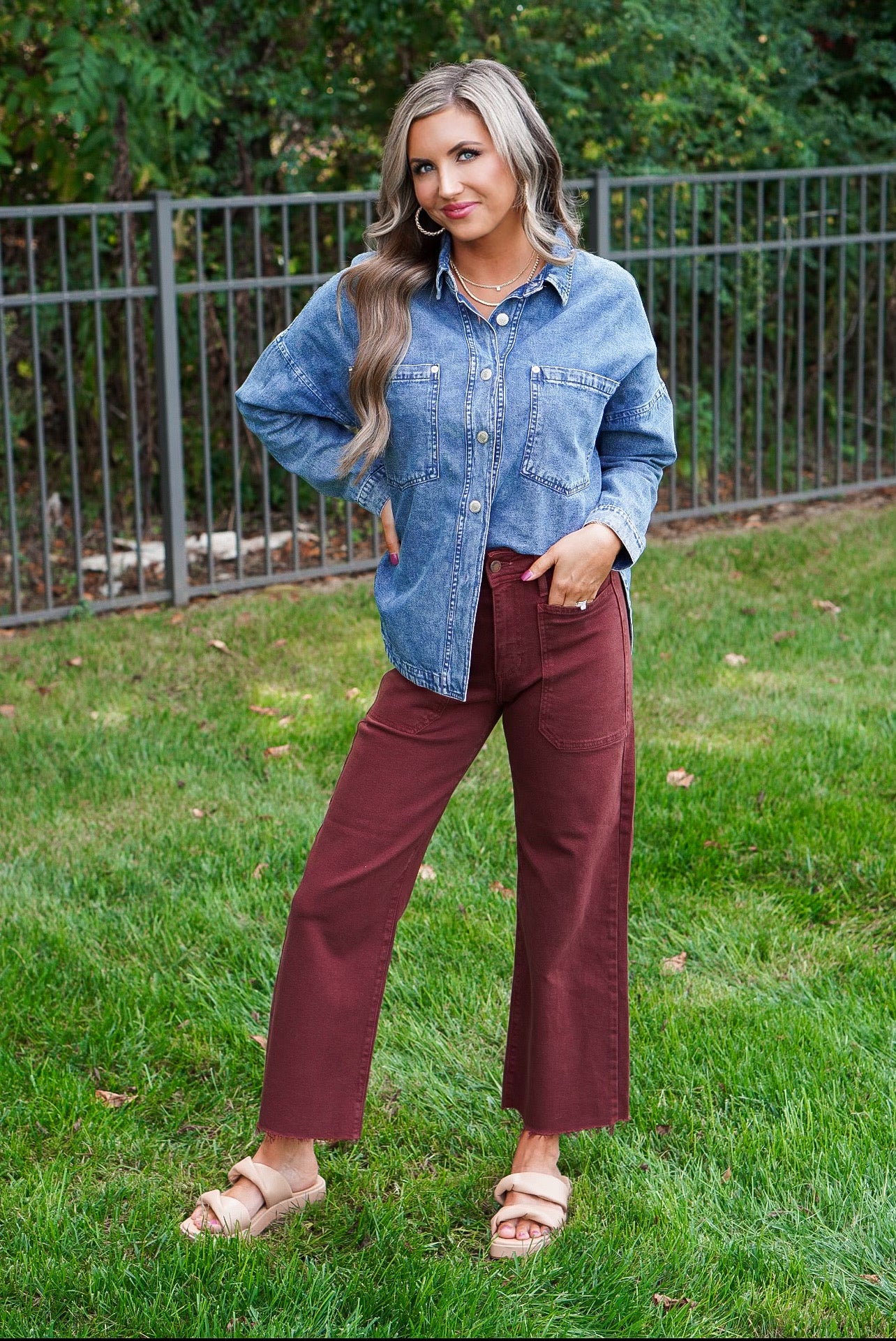 Dance The Night Denim Shirt