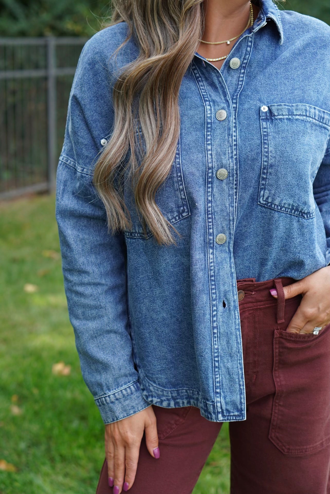 Dance The Night Denim Shirt