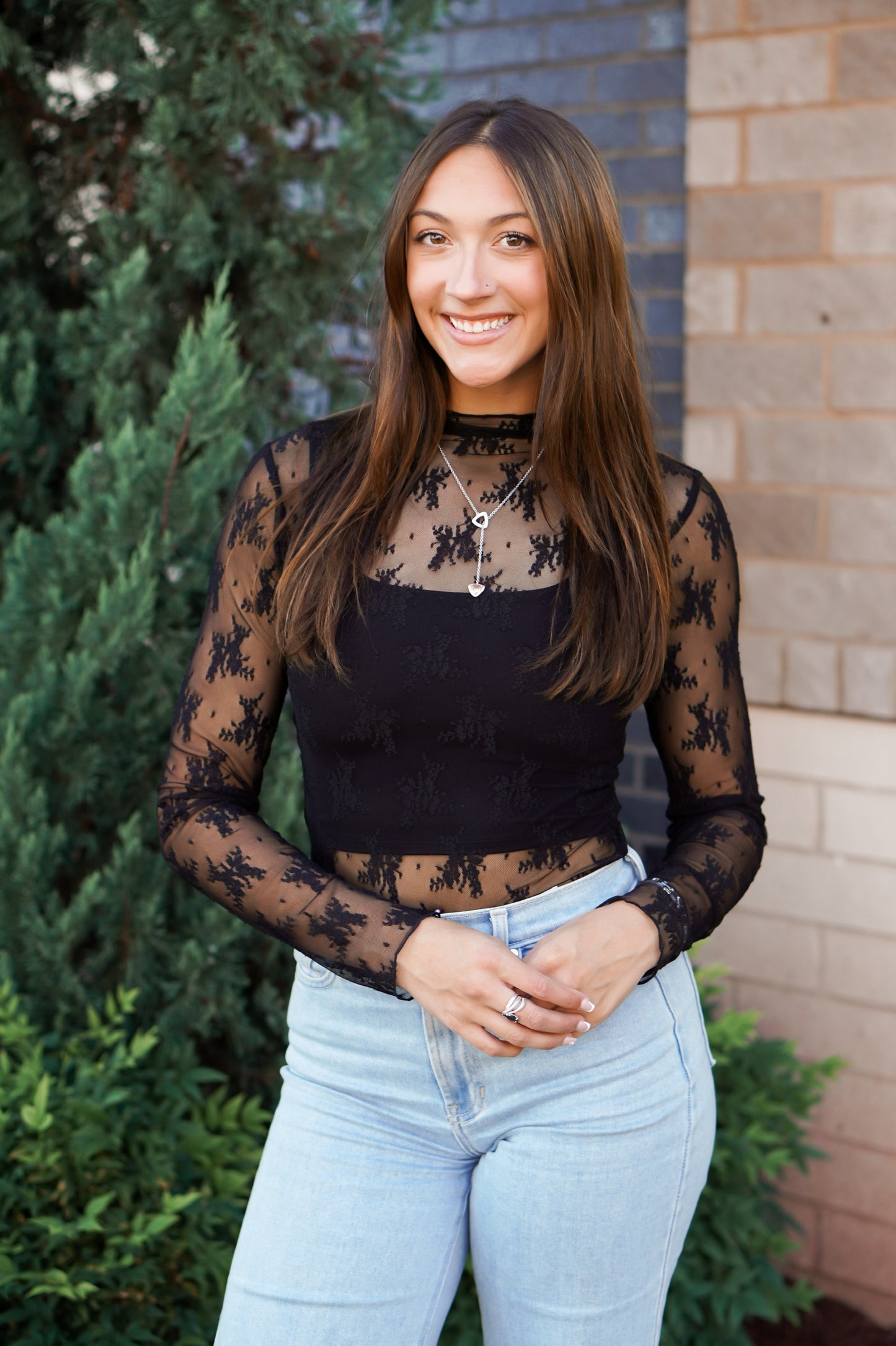 Sabrina Lace Top