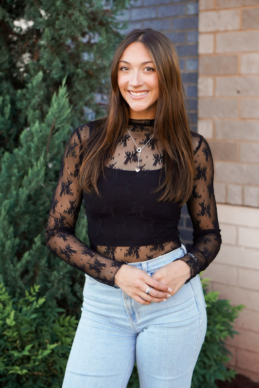 Sabrina Lace Top