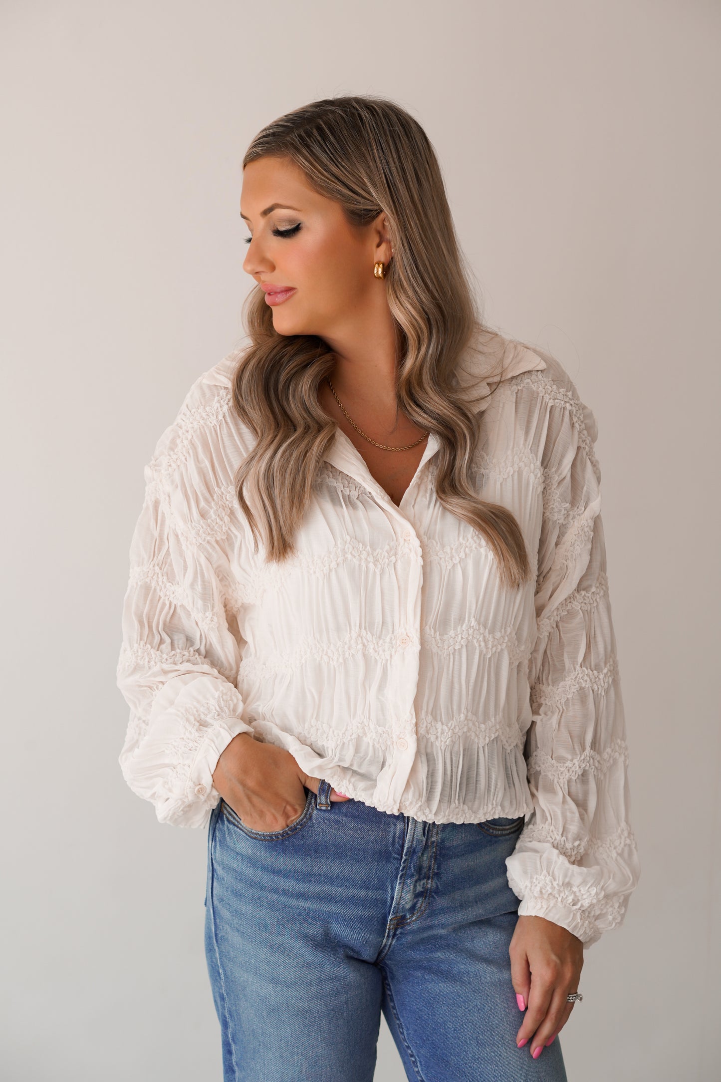 Vanilla Latte Blouse