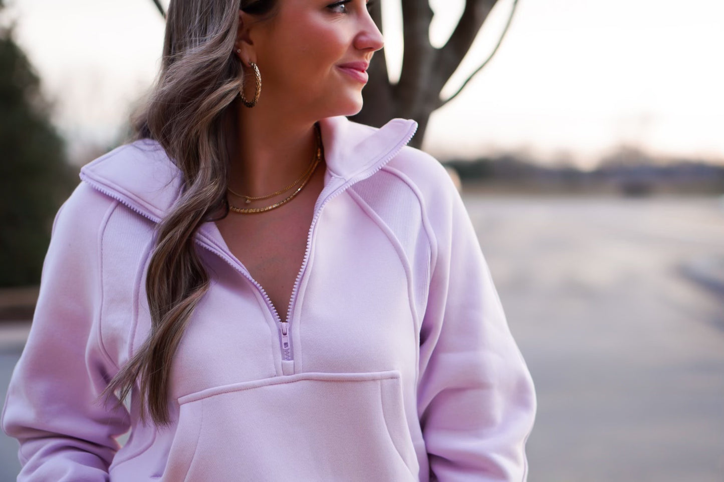 close up picture of light pink scuba dupe 