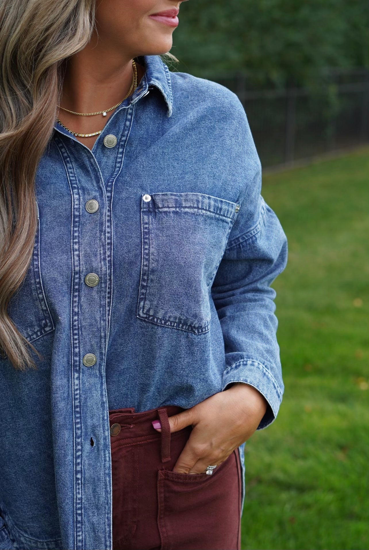 Dance The Night Denim Shirt