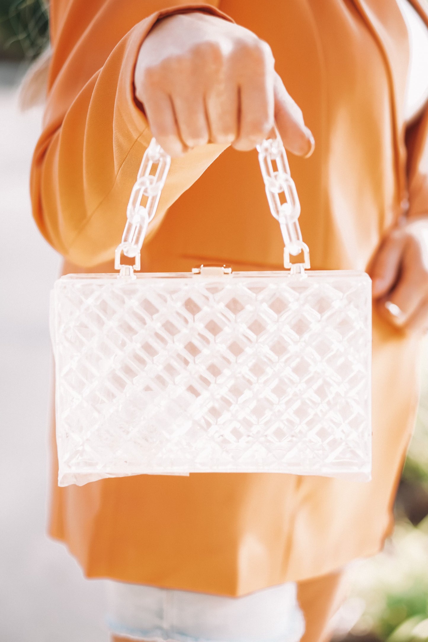 Clear Box Clutch Medium