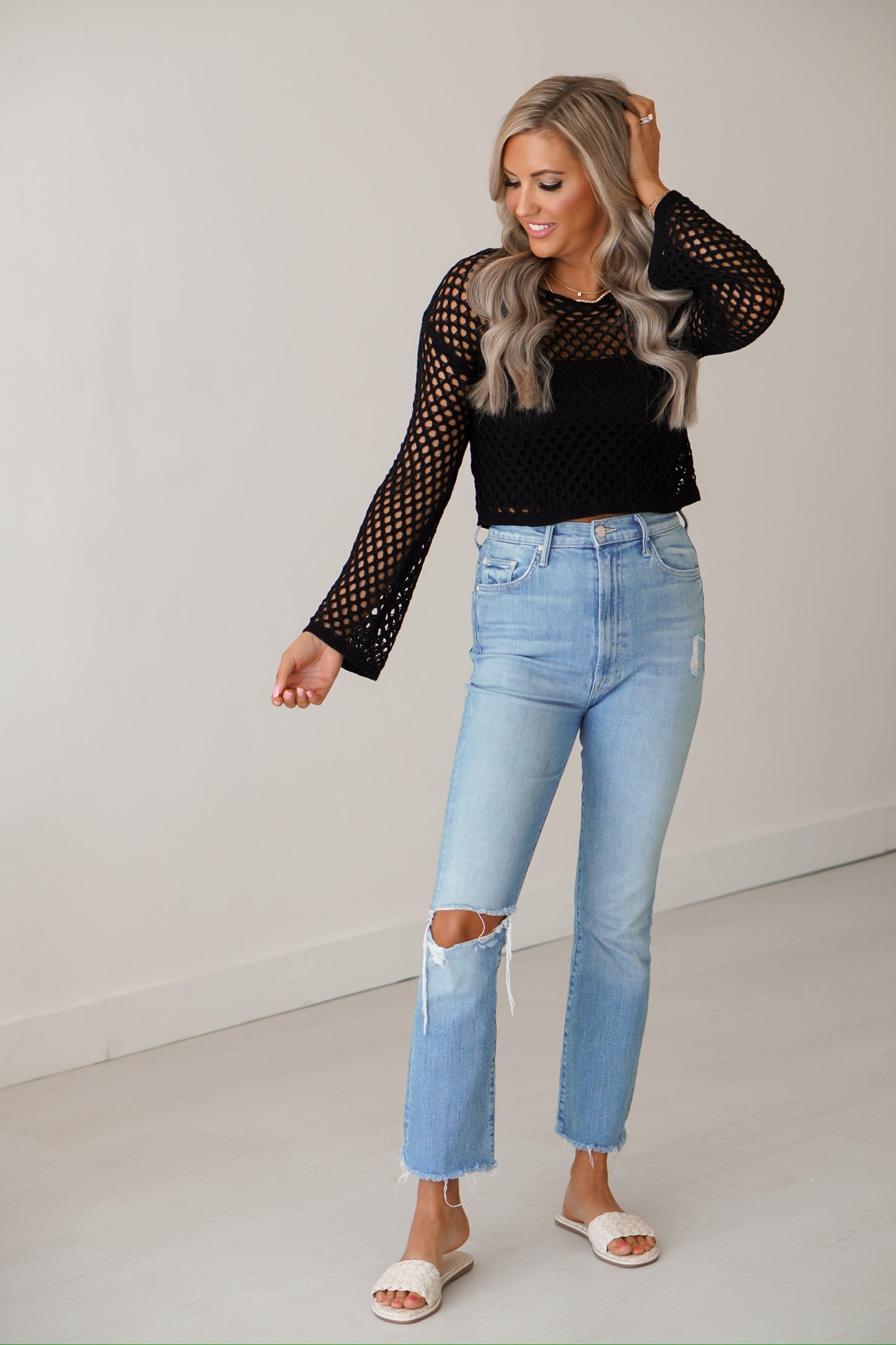 Stop and Stare Crochet Top