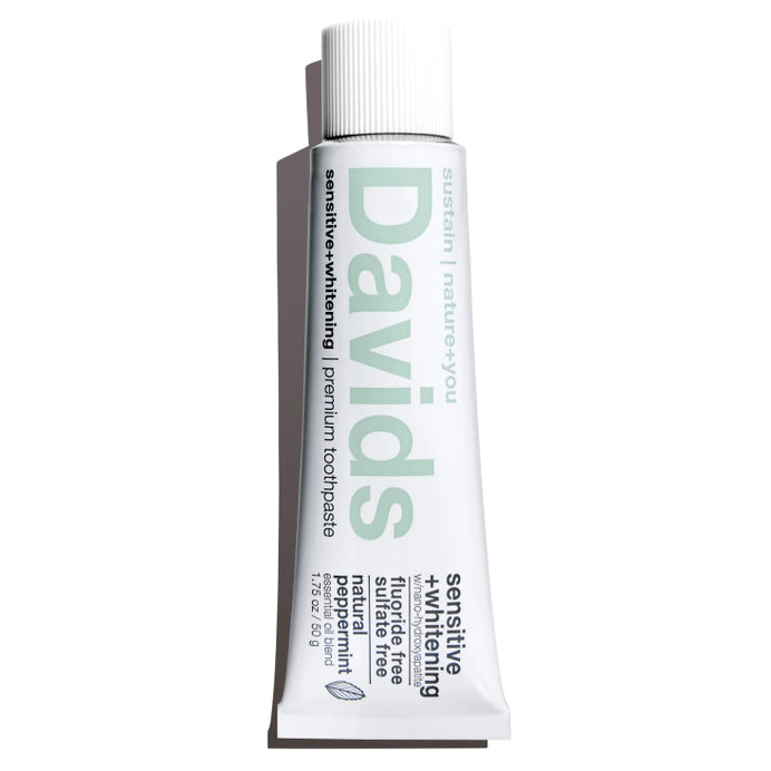 Davids Travel Size Premium Toothpaste / Sensitive+Whitening