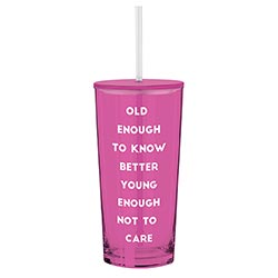 Old Enough Glass Tumbler
