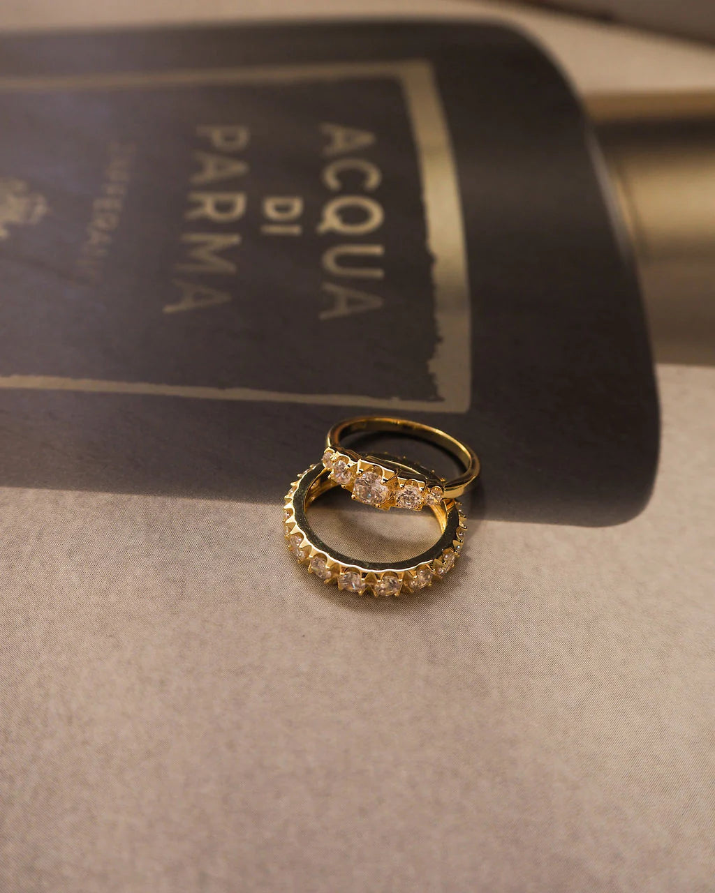 Pyramid Ring Set
