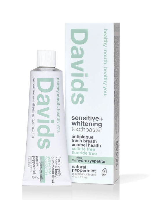 Davids Sensitive+Whitening Nano-Hydroxyapatite Premium Toothpaste - Peppermint