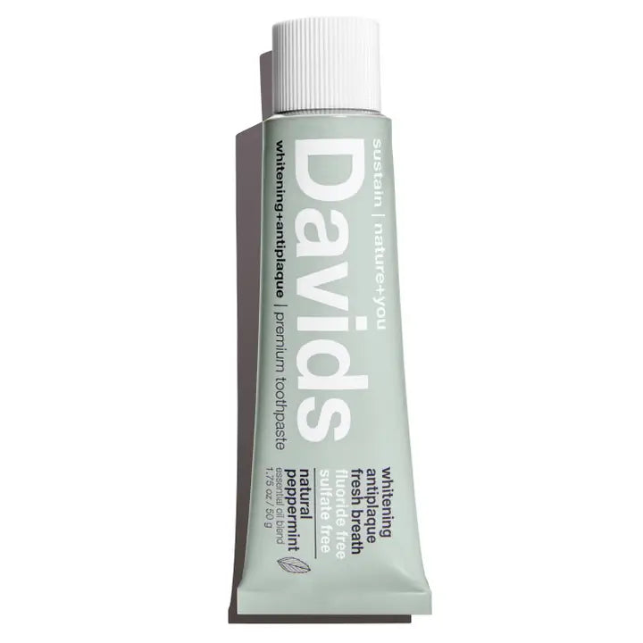 Davids Travel Size Premium Toothpaste - Peppermint