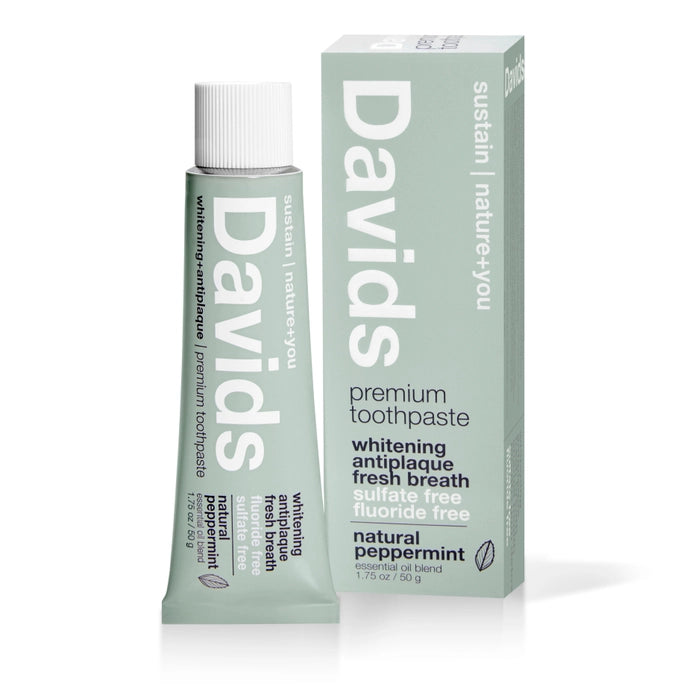 Davids Travel Size Premium Toothpaste - Peppermint